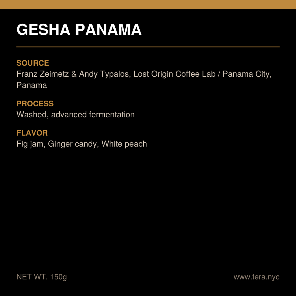 Panama Lost Origin Las Margaritas Gesha Washed #197