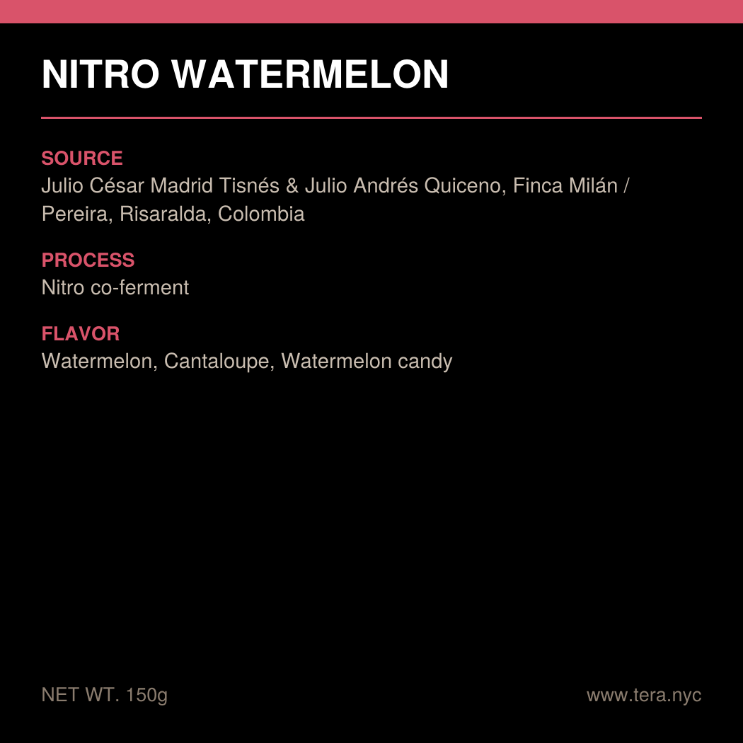 Colombia Risaralda Finca Milán Nitro Watermelon Infused